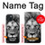 W3372 Lion Face Hard Case and Leather Flip Case For iPhone 15