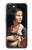 W3471 Lady Ermine Leonardo da Vinci Hard Case and Leather Flip Case For iPhone 15
