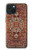 W3813 Persian Carpet Rug Pattern Hard Case and Leather Flip Case For iPhone 15