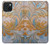 W3875 Canvas Vintage Rugs Hard Case and Leather Flip Case For iPhone 15