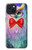 W3934 Fantasy Nerd Owl Hard Case and Leather Flip Case For iPhone 15