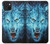 W0752 Blue Fire Grim Wolf Hard Case and Leather Flip Case For iPhone 15 Plus