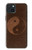 W0825 Taoism Yin Yang Hard Case and Leather Flip Case For iPhone 15 Plus