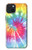 W1697 Tie Dye Colorful Graphic Printed Hard Case and Leather Flip Case For iPhone 15 Plus