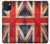 W2303 British UK Vintage Flag Hard Case and Leather Flip Case For iPhone 15 Plus