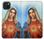 W2420 The Virgin Mary Santa Maria Hard Case and Leather Flip Case For iPhone 15 Plus