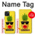 W2443 Funny Pineapple Sunglasses Kiss Hard Case and Leather Flip Case For iPhone 15 Plus