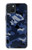 W2959 Navy Blue Camo Camouflage Hard Case and Leather Flip Case For iPhone 15 Plus