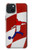 W2993 Croatia Football Soccer Hard Case and Leather Flip Case For iPhone 15 Plus