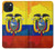 W3020 Ecuador Flag Hard Case and Leather Flip Case For iPhone 15 Plus