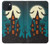 W3268 Halloween Festival Castle Hard Case and Leather Flip Case For iPhone 15 Plus