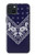 W3357 Navy Blue Bandana Pattern Hard Case and Leather Flip Case For iPhone 15 Plus