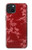 W3817 Red Floral Cherry blossom Pattern Hard Case and Leather Flip Case For iPhone 15 Plus
