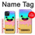 W3939 Ice Cream Cute Smile Hard Case and Leather Flip Case For iPhone 15 Plus