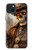 W3949 Steampunk Skull Smoking Hard Case and Leather Flip Case For iPhone 15 Plus