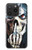 W0222 Skull Pentagram Hard Case and Leather Flip Case For iPhone 15 Pro