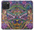 W1240 Bali Painting Hard Case and Leather Flip Case For iPhone 15 Pro