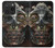 W1685 Steampunk Skull Head Hard Case and Leather Flip Case For iPhone 15 Pro