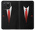 W1805 Black Suit Hard Case and Leather Flip Case For iPhone 15 Pro