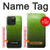 W2475 Green Apple Texture Seamless Hard Case and Leather Flip Case For iPhone 15 Pro