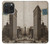 W2832 New York 1903 Flatiron Building Postcard Hard Case and Leather Flip Case For iPhone 15 Pro