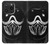 W2924 Paintball Mask Hard Case and Leather Flip Case For iPhone 15 Pro