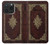 W3014 Vintage Map Book Cover Hard Case and Leather Flip Case For iPhone 15 Pro