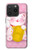 W3025 Pink Maneki Neko Lucky Cat Hard Case and Leather Flip Case For iPhone 15 Pro