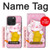 W3025 Pink Maneki Neko Lucky Cat Hard Case and Leather Flip Case For iPhone 15 Pro