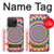 W3162 Colorful Psychedelic Hard Case and Leather Flip Case For iPhone 15 Pro