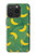 W3286 Banana Fruit Pattern Hard Case and Leather Flip Case For iPhone 15 Pro