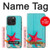 W3428 Aqua Wood Starfish Shell Hard Case and Leather Flip Case For iPhone 15 Pro