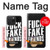 W3598 Middle Finger Fuck Fake Friend Hard Case and Leather Flip Case For iPhone 15 Pro