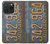 W3750 Vintage Vehicle Registration Plate Hard Case and Leather Flip Case For iPhone 15 Pro