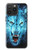 W0752 Blue Fire Grim Wolf Hard Case and Leather Flip Case For iPhone 15 Pro Max