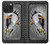 W0855 Eagle Metal Hard Case and Leather Flip Case For iPhone 15 Pro Max