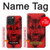 W1090 Red Wolf Hard Case and Leather Flip Case For iPhone 15 Pro Max