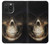 W1107 Skull Face Grim Reaper Hard Case and Leather Flip Case For iPhone 15 Pro Max