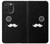 W1946 Sir Mustache Minimalism Hard Case and Leather Flip Case For iPhone 15 Pro Max