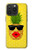 W2443 Funny Pineapple Sunglasses Kiss Hard Case and Leather Flip Case For iPhone 15 Pro Max