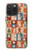 W2854 Cute Xmas Pattern Hard Case and Leather Flip Case For iPhone 15 Pro Max