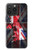 W2936 UK British Flag Map Hard Case and Leather Flip Case For iPhone 15 Pro Max