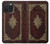 W3014 Vintage Map Book Cover Hard Case and Leather Flip Case For iPhone 15 Pro Max