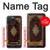 W3014 Vintage Map Book Cover Hard Case and Leather Flip Case For iPhone 15 Pro Max