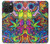 W3255 Colorful Art Pattern Hard Case and Leather Flip Case For iPhone 15 Pro Max