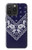 W3357 Navy Blue Bandana Pattern Hard Case and Leather Flip Case For iPhone 15 Pro Max