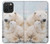 W3373 Polar Bear Hug Family Hard Case and Leather Flip Case For iPhone 15 Pro Max