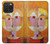 W3811 Paul Klee Senecio Man Head Hard Case and Leather Flip Case For iPhone 15 Pro Max