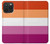 W3887 Lesbian Pride Flag Hard Case and Leather Flip Case For iPhone 15 Pro Max