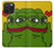 W3945 Pepe Love Middle Finger Hard Case and Leather Flip Case For iPhone 15 Pro Max